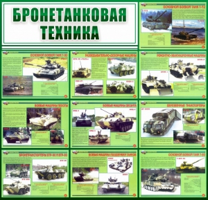 Стенд "Бронетанковая техника" - fgospostavki.ru - Уфа