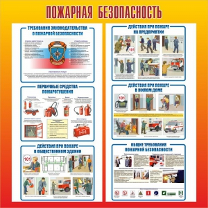 Стенд "Пожарная безопасность" Вариант 4 - fgospostavki.ru - Уфа