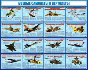 Стенд "Боевые самолеты и вертолеты" - fgospostavki.ru - Уфа