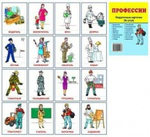 Раздаточные карточки "Профессии" - fgospostavki.ru - Уфа