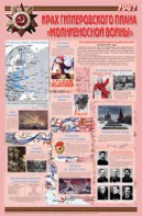 Плакат "Великая Отечественная война: Крах гитлеровского плана «молниеносной войны» " - fgospostavki.ru - Уфа