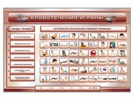Трехсекционный базовый комплект "Травмы. Кровотечения. Ожоги" для учащихся общеобразовательных учреждений - fgospostavki.ru - Уфа