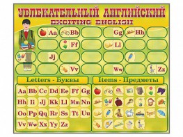 Комплект оборудования "Английский алфавит" с комплектом тематических магнитов - fgospostavki.ru - Уфа