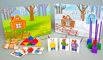 Игровой набор Фребеля "Заюшкина избушка" (серия "Сказочный мир". Выпуск 1) - fgospostavki.ru - Уфа