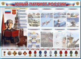 Стенд-уголок "Юный патриот России" - fgospostavki.ru - Уфа