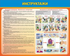 Стенд "Инструктажи" - fgospostavki.ru - Уфа