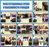 Стенд "Конституционные права и обязанности граждан" - fgospostavki.ru - Уфа