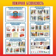 Стенд "Пожарная безопасность" Вариант 4 - fgospostavki.ru - Уфа