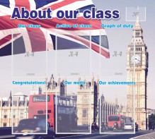 Стенд "About our class" - fgospostavki.ru - Уфа