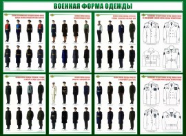 Стенд "Военная форма одежды" - fgospostavki.ru - Уфа