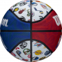 Мяч баскетбольный Wilson NBA All Team (размер 7, резина, тренировочный) - fgospostavki.ru - Уфа
