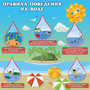 Стенд "Правила поведения на воде" - fgospostavki.ru - Уфа
