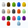  Элемент конструктора одиночный одноцветный Color Blocks 100 штук - fgospostavki.ru - Уфа